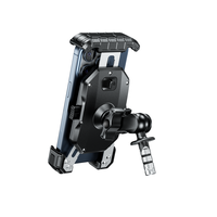 Support de téléphone portable spécialisé pour moto, fixation sur fourche de moto avec verrouillage sécurisé pour téléphones de 5,4 à 7,2 pouces