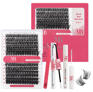 Kit de pestañas individuales, extensiones de pestañas DIY, logotipo personalizado, venta al por mayor, kit de pestañas de racimo de etiqueta privada, pestañas de racimo de volumen precortadas - Product Image 6