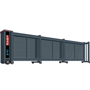 Motor telescópica <span class=keywords><strong>de</strong></span> puerta <span class=keywords><strong>de</strong></span> entrada <span class=keywords><strong>de</strong></span> acero con recubrimiento en polvo <span class=keywords><strong>de</strong></span> lujo, puerta <span class=keywords><strong>de</strong></span> entrada plegable <span class=keywords><strong>de</strong></span> acordeón automática moderna - Product Image 4