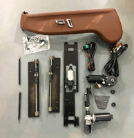 Kit complet de conversion de siège électrique pour VW, avec support de moteur de siège, faisceau de câblage et ensemble de boutons de commande