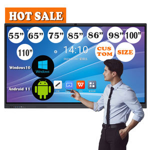 กระดานไวท์บอร์ดอิเล็กทรอนิกส์หน้าจอสัมผัสแอนดรอยด์4K นวัตกรรมพร้อม Intel Core I3/i5/i7และรับประกัน1ปีสำหรับการใช้งานด้านการศึกษา - Product Image 2