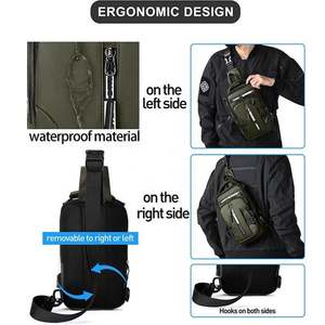 Mochila Táctica de Hombro, Bandolera, para Viajes al Aire Libre, de Poliéster con Diseño de Caramelos, Unisex, Muestra Gratis - Product Image 6