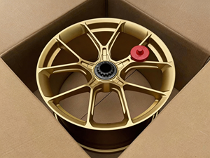 Jantes en alliage d'aluminium forgées sur mesure de 15 à 17 pouces avec blocage central doré pour Porsche 911 GT3 Turbo S Série <span class=keywords><strong>3000</strong></span> - Product Image 3