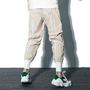 Pantalones Harem Jogger al por mayor para hombre, pantalones deportivos reflectantes de streetwear, pantalones de chándal para hombre, joggers de verano para hombre - Product Image 5