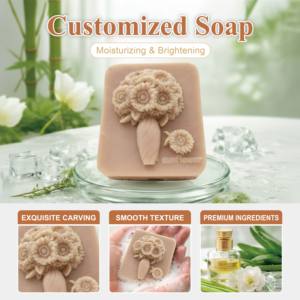 Custom Bright Yellow Cheerful Flower <b>Soap</b> Helps Remove Dark Spots And Hyperpigmentation A Vitamin C Enriched <b>Soap</b> For Even Tone - Product Image 2