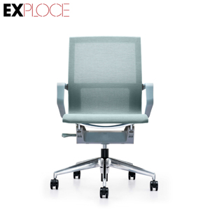 <span class=keywords><strong>Sedia</strong></span> da Ufficio Ergonomica Moderna in Plastica Blu con Rete, Stile Coreano Unico, Prodotta a Foshan - Product Image 4