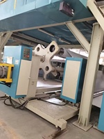 Ancienne machine d'impression rotogravure 9 couleurs, machine d'impression plastique rotogravure