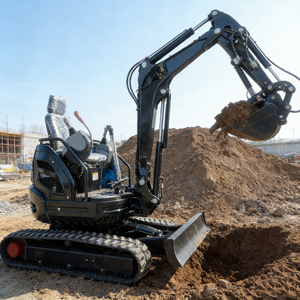 2.5トンのクボタマイクロショベル - 家庭用および小規模農場用、コンパクト設計の小型ショベル - 送料無料 - Product Image 1