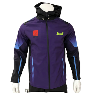 Chaqueta Bomber con Capucha Impermeable y Cortavientos para Hombre, de Secado Rápido, Transpirable, Anti-UV, Ecológica, de Nailon, con Cierre Completo, para Senderismo al Aire Libre - Product Image 1