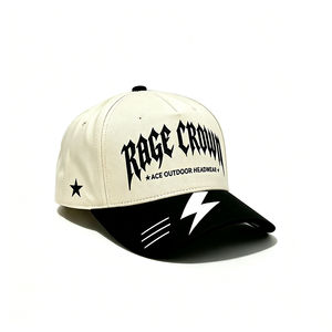 Custom Embroidered Structured 6-Panel <b>Baseball</b> <b>Cap</b> with Image Logo White & <b>Black</b> Curved Brim 100% Cotton Unisex Streetwear - Product Image 6