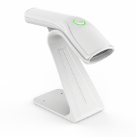 Escáner de Código de Barras Láser 1D Xincode, Lector de Código de Barras Portátil de Mano, Escáner de Código de Barras USB con Cable y Soporte, Pistola de Escaneo GT-3501-W