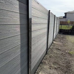 Panneau mural WPC, clôture de <span class=keywords><strong>jardin</strong></span> de 6 pieds, panneaux de clôture <span class=keywords><strong>en</strong></span> aluminium, imperméables, résistants aux UV, pour l'extérieur - Product Image 4