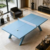 Table de ping-pong moderne en bois de frêne blanc massif, écologique, personnalisable, 2-en-1, multifonction, haut de gamme, pour une utilisation à domicile ou au bureau