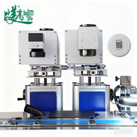 Machine de marquage laser UV haute vitesse 30W pour le marquage des bouchons de bouteilles d'eau PET sans étiquette, solution de traçabilité pour le marquage des lots et des dates d'expiration