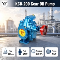 KCB 200 Hidrolik Dişli Yağ Pompası 200 LPM 4 KW Karbon Çelik Yağlama Yağı Transferi Elektrik Motorlu Fabrika Satışı