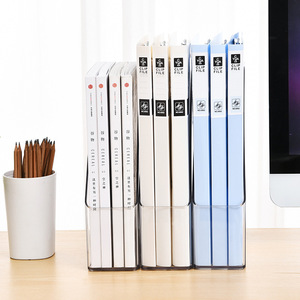 Xieying Desktop <b>File</b> Organizer Transparent Plastic Rectangle Office <b>Storage</b> <b>Box</b> For Documents And Stationery Clear Standing Type - Product Image 1