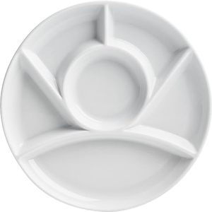 Ensemble de 4 <span class=keywords><strong>assiettes</strong></span> <span class=keywords><strong>à</strong></span> <span class=keywords><strong>fondue</strong></span> rondes en grès blanc <span class=keywords><strong>Assiettes</strong></span> <span class=keywords><strong>à</strong></span> dîner en céramique Plateaux de service parfaits pour servir la <span class=keywords><strong>fondue</strong></span> - Product Image 2
