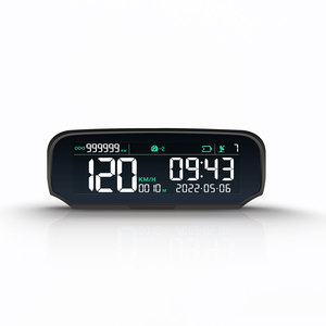 X100 universel voiture HUD tête haute affichage jauge charge solaire numérique GPS compteur de vitesse survitesse alarme <span class=keywords><strong>Distance</strong></span> altitude affichage - Product Image 5
