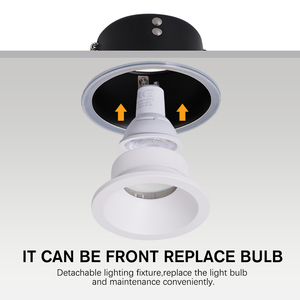 Downlight Nhà Cung Cấp Trimless Chìm Downlight Lịch Thi Đấu Chống Lóa Chống Thấm Nước Đèn Hiện Đại Trần Mr16 Phía Trước Thay Thế Bóng Đèn <span class=keywords><strong>Gu10</strong></span> - Product Image 5