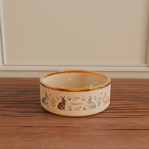 Paskalya Seramik Evcil Hayvan Mama Kabı Köpekler ve Kediler İçin Bahar Tatili Hayvan Desenli Besleme Kabı Özel Logo Mevsimlik Evcil Hayvan Malzemeleri Toptan Satış - Product Image 6