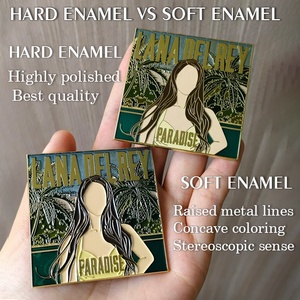 Xintong कारखाना अनुकूलित धातु हार्ड एनमेल बैज कंपनी लोगो कार्टून कार्टून कार्टून नरम तामचीनी मिश्र धातु लेपल पिन - Product Image 4