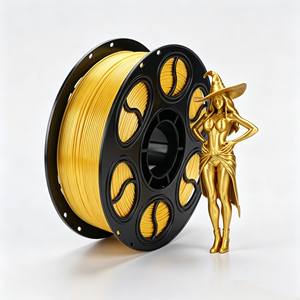 Filamento de Impresión 3D PLA de Seda de un Solo Color Personalizado, 1.75mm, Superficie Sedosa de Alto Brillo, 1kg, Paquete al Vacío para Manualidades de Impresión 3D - Product Image 1