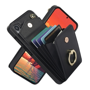 Para <span class=keywords><strong>Samsung</strong></span> <span class=keywords><strong>Galaxy</strong></span> S24 + <span class=keywords><strong>5G</strong></span> Ranura para tarjeta Funda para teléfono inteligente con soporte de anillo de metal Bolsas para teléfono Estuches Tiempo de entrega rápido - Product Image 1
