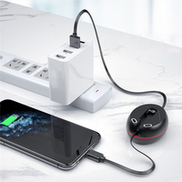 Pabrik grosir pabrik grosir gratis Peregangan multifungsi kabel pengisian 3 in 1 magnetik kabel pengisian Android tipe c
