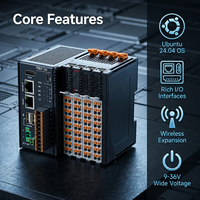 Passerelle industrielle open source TM-CP3B-P RK3566 pour calcul en périphérie IIoT, ordinateur sur rail DIN, RS485, RS232, CAN, personnalisation privée, OEM