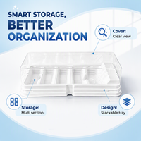 Boîte d'emballage alimentaire carrée en PET transparent de qualité alimentaire avec couvercle, personnalisable pour pain, pâtisserie, boulangerie
