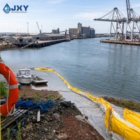 Voile anti-sediments avec barrière flottante et jupe géotextile pour les projets de dragage et de contrôle des sédiments en construction marine