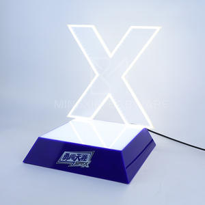 Mingxin Barware X-Shaped LED Iluminado Glorifier Estante de exhibición de presentador de una botella de cerveza - Product Image 4