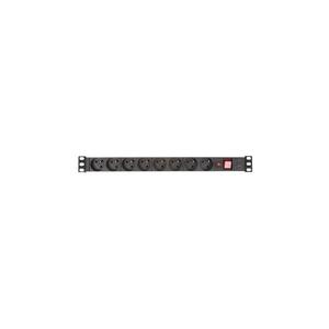 Perel TIRA DE ALIMENTACIÓN DE 8 VÍAS PARA RACK DE 19 "-ENCHUFE FRANCÉS - Product Image 2