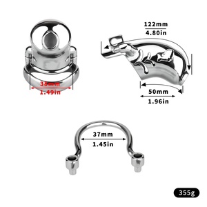Wholesale Male Chastity Device Male Chastity Cage Stainless Steel Cock Cage BDSM <b>Toys</b> Sex <b>Toys</b> <b>for</b> <b>Men</b> - Product Image 6
