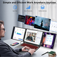 Ordinateur portable professionnel neuf, écran triple étendu, double écran 10,5 pouces, Intel Core i5 12e génération, 16 pouces, OEM