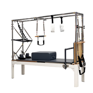 Equipo <span class=keywords><strong>de</strong></span> <span class=keywords><strong>Pilates</strong></span> 3 en 1 con <span class=keywords><strong>Torre</strong></span>, Modelo Reformer Trapeze, Fabricado en Aluminio para Estudio - Product Image 4