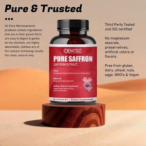 Canela de Ceilán y Cardamomo OEM ODM para el Estado de Ánimo y la Memoria, Salud Ocular - Cápsulas de Extracto de Azafrán con Pimienta Negra - Product Image 2