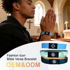 Pulsera RFID Personalizable con Chip de Versículo Bíblico Integrado, Regalo <span class=keywords><strong>Promocional</strong></span> para Eventos Cristianos - Product Image 6