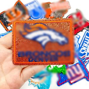 Parches Bordados de Fútbol Americano al por Mayor de EE. UU. con Diseño en Forma de Estado, Insignias Brillantes de Equipos de Fútbol para Chaquetas, Gorras y Mochilas - Product Image 2