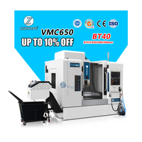 Cnc Fraisage Métal Machine Taiwan Centre D'usinage Vertical VMC650 5 Axes Mini Métal Cnc Fraiseuse