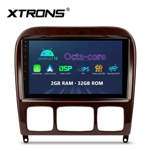 XTRONS 9 "autoradio per Mercedes Benz classe S W220 S280 S350 S500 con Carplay Android Auto DSP lettore DVD per Auto