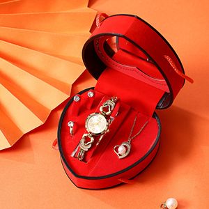LYN-234 <span class=keywords><strong>Reloj</strong></span> <span class=keywords><strong>de</strong></span> Moda <span class=keywords><strong>para</strong></span> Mujer, Set <span class=keywords><strong>de</strong></span> Regalo <span class=keywords><strong>para</strong></span> <span class=keywords><strong>el</strong></span> Día <span class=keywords><strong>de</strong></span> <span class=keywords><strong>la</strong></span> <span class=keywords><strong>Madre</strong></span>, Collar <span class=keywords><strong>de</strong></span> Acero Inoxidable, Caja <span class=keywords><strong>de</strong></span> Regalo en Forma <span class=keywords><strong>de</strong></span> Corazón, <span class=keywords><strong>Reloj</strong></span> <span class=keywords><strong>de</strong></span> Cuarzo - Product Image 5