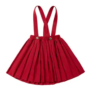 Summer school uniform supplier Kindergarten girl student suspender skirt kids school uniform