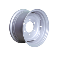 Velg Traktor Pertanian 8.50F-16 Tahan Lama, Perlakuan Permukaan Anti Karat untuk Peralatan Pertanian, Offset 0mm, Ban