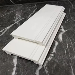 <span class=keywords><strong>Plinthe</strong></span> en PS blanche moderne pour intérieur, résistante à l'humidité, garantie 1 an, haute qualité, pour usage résidentiel - Product Image 1