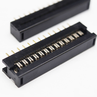 Échantillons Gratuits Connecteur Micro Match Socket Header Pas de 2,54 mm 64 Broches (06P-64) Câble Prise DIP Connecteur de Type Socket PCB