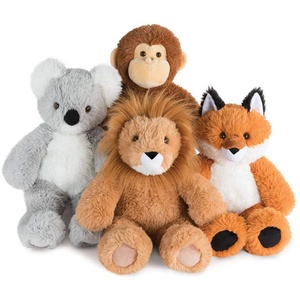 Jouets en peluche doux, animaux en peluche, coussins câlins, poupées, cadeaux, vente en gros d'usine, matériaux en spirale, chien/ours/<span class=keywords><strong>panda</strong></span>/lapin/lion/éléphant - Product Image 1