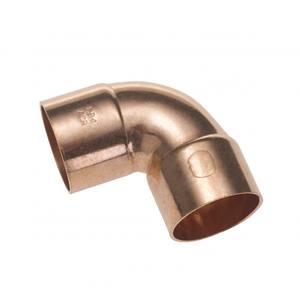 Raccord en cuivre 1 "3/8" Surface lisse polie Technique de coulée basse pression Coude à 90 ° pour F-F à souder pour tuyau de congélation - Product Image 1