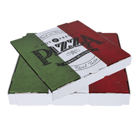 Carpeta Desechable para Entrega de Pizza Corrugada, Precio de Fábrica al por Mayor, Logotipo Personalizable, Laminación Mate, Estampado en Dorado