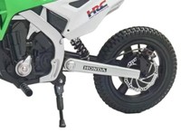Moto électrique pour enfants 24V sous licence, en plastique, avec frein à disque avant, moteur 250W, roues pneumatiques gonflables de 14 pouces